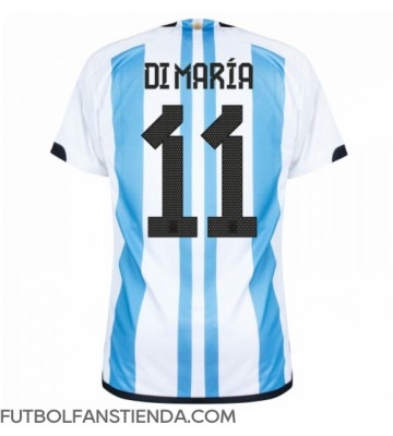 Argentina Angel Di Maria #11 Primera Equipación Mundial 2022 Manga Corta
